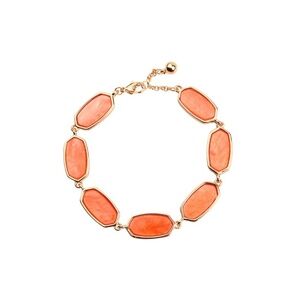 Goldtone Coral Bracelet